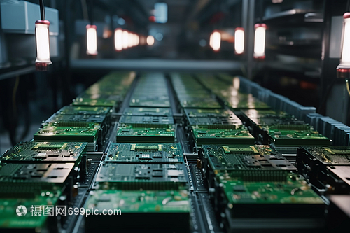 工廠的電子芯片與計算機網絡科技的深度融合